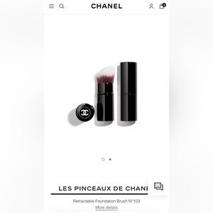 CHANEL LES PINCEAUX DE CHANEL Retractable Foundation Brush N°103